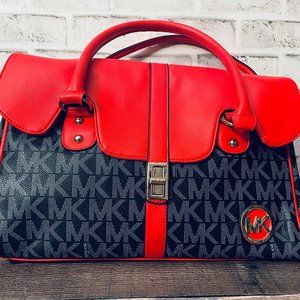 Michael Kors- Black & Coral Bag